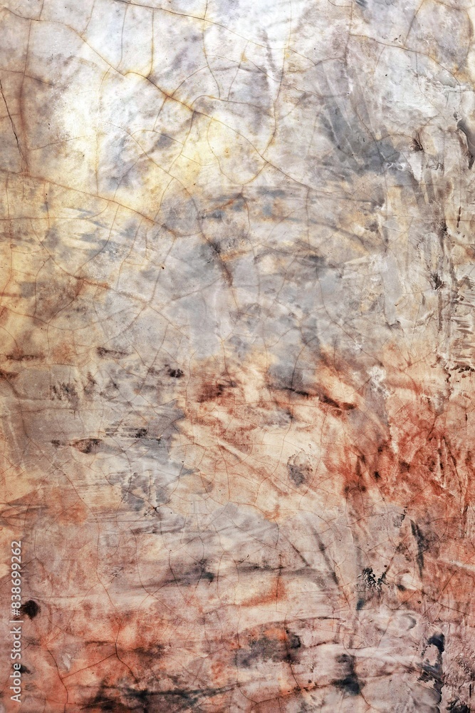 Naklejka premium Concrete cement cracked wall texture for background 