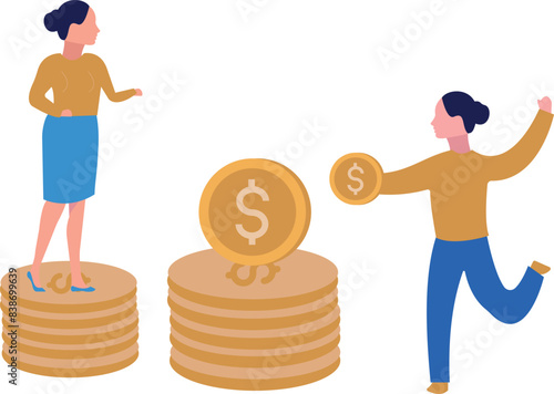 The girls are talking about finance.