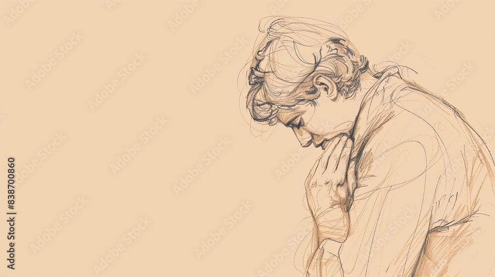 Lament and Plea in Psalms 69: Suffering, Justice - Biblical Illustration on Beige Background with Copyspace for Faith-Based Themes Lament and Plea in Psalms 69: Suffering, Justice - Biblical Illustration on Beige Background with Copyspace for Faith-Based Themes