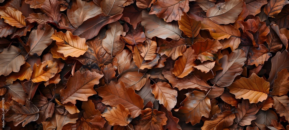 Background filled of dried leaves, autumn theme concept. copy space. presentation. top view, flat lay. Background filled of dried leaves, autumn theme concept. copy space. presentation. top view, flat lay.