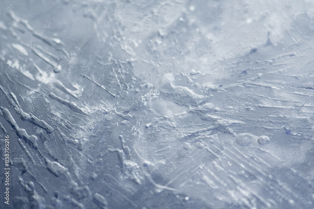 Ice surface texture macro shot as background Ice surface texture macro shot as background