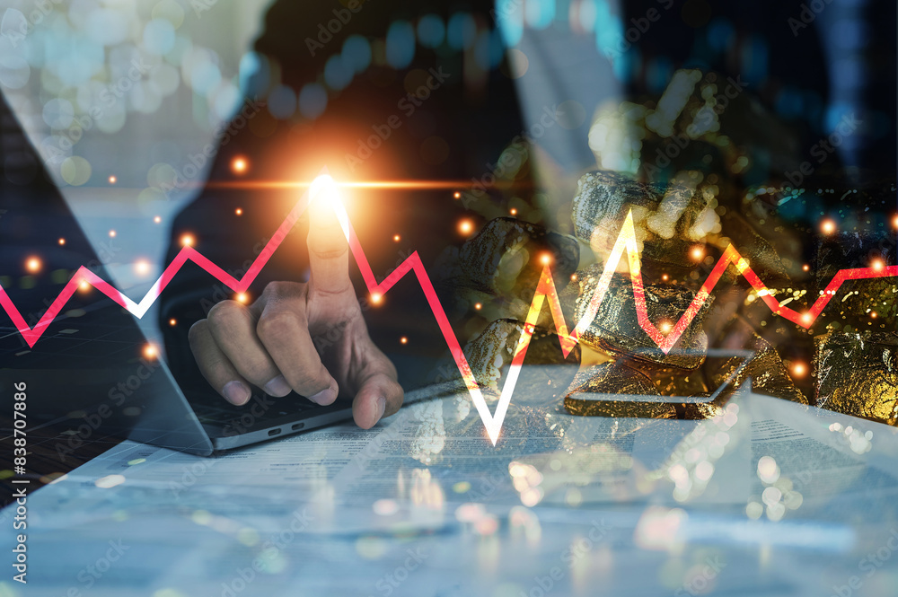 A savvy businessman sees gold trading as a lucrative investment opportunity, leveraging its stability and potential for high returns in a volatile market.