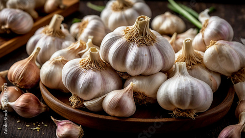Garlic Cloves are often minced, sliced, or crushed to add a robust, aromatic flavor to seafood dishe