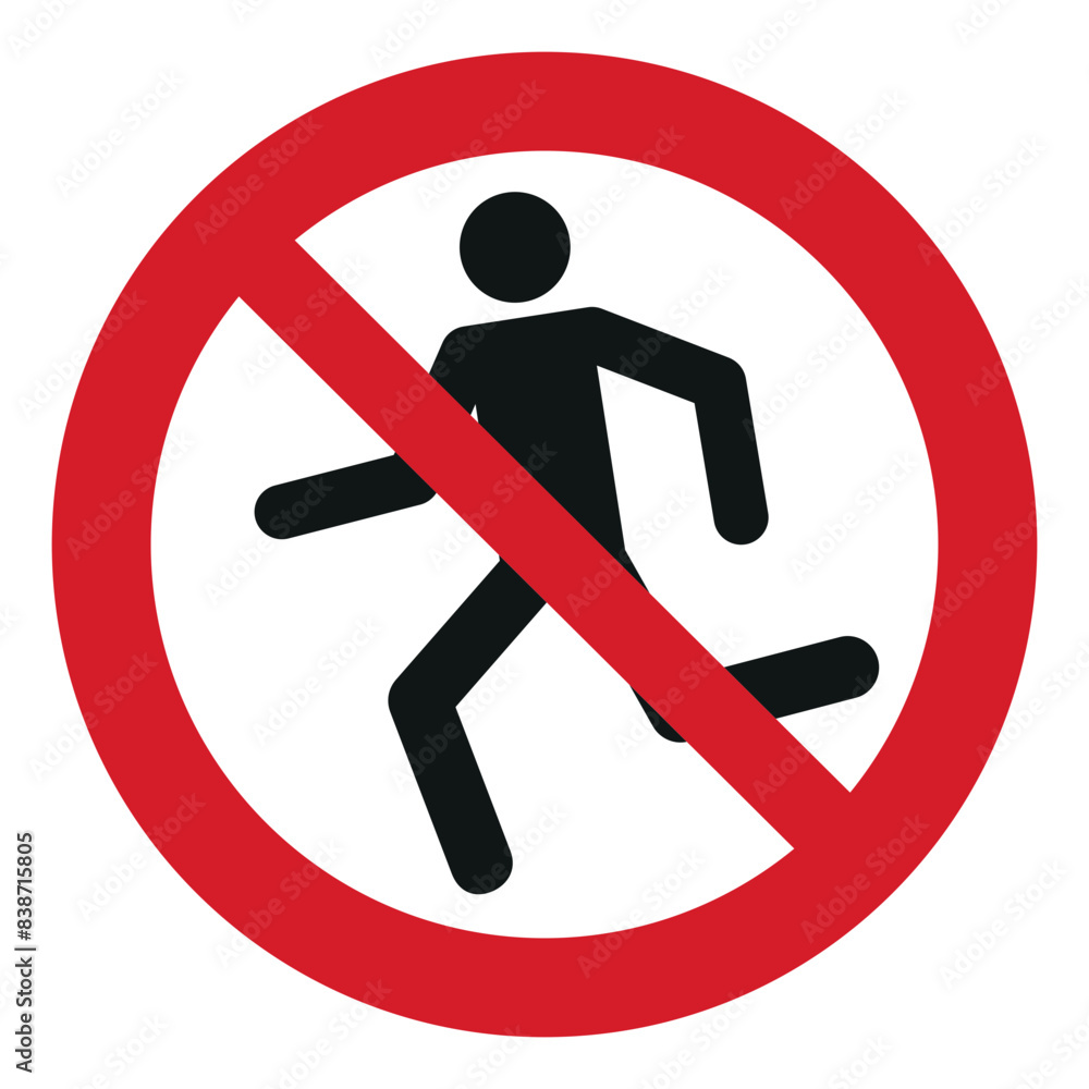 iso prohibition safety signs v2 no running symbol and pictogram only size 1 x 1 round shape iso prohibition safety signs v2 no running symbol and pictogram only size 1 x 1 round shape
