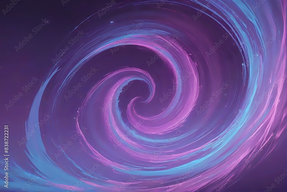 Stylized Abstract Swirl Design in a Purple and Blue Color Palette, with a Spiral Pattern Stylized Abstract Swirl Design in a Purple and Blue Color Palette, with a Spiral Pattern