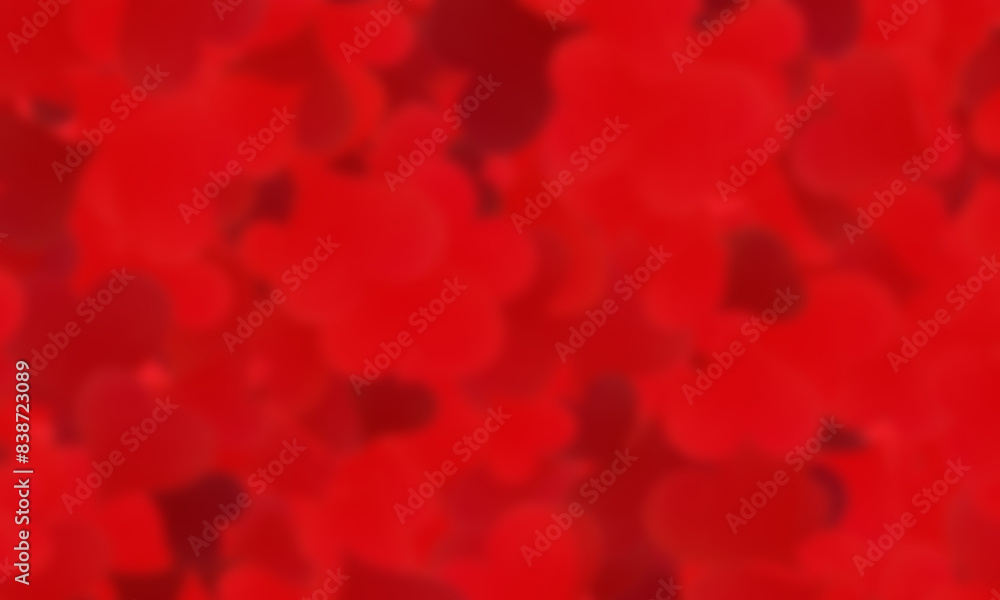 red background picture There is a blurred heart-shaped pattern. Many sizes overlap a lot. red background picture There is a blurred heart-shaped pattern. Many sizes overlap a lot.