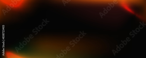 Light leak effect texture. Retro photo filter background. Vintage film bokeh flare overlay. Exposed old photography backdrop. Abstract red orange blurred gradient wallpaper. Vector burnt color footage