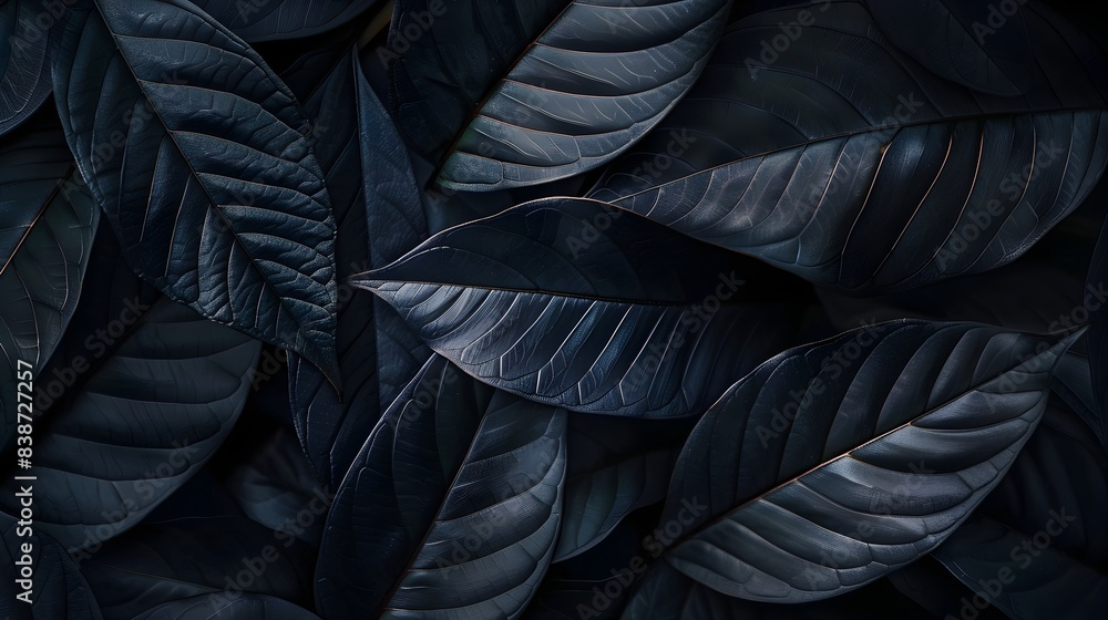 dark black tropical leaves background dark black tropical leaves background