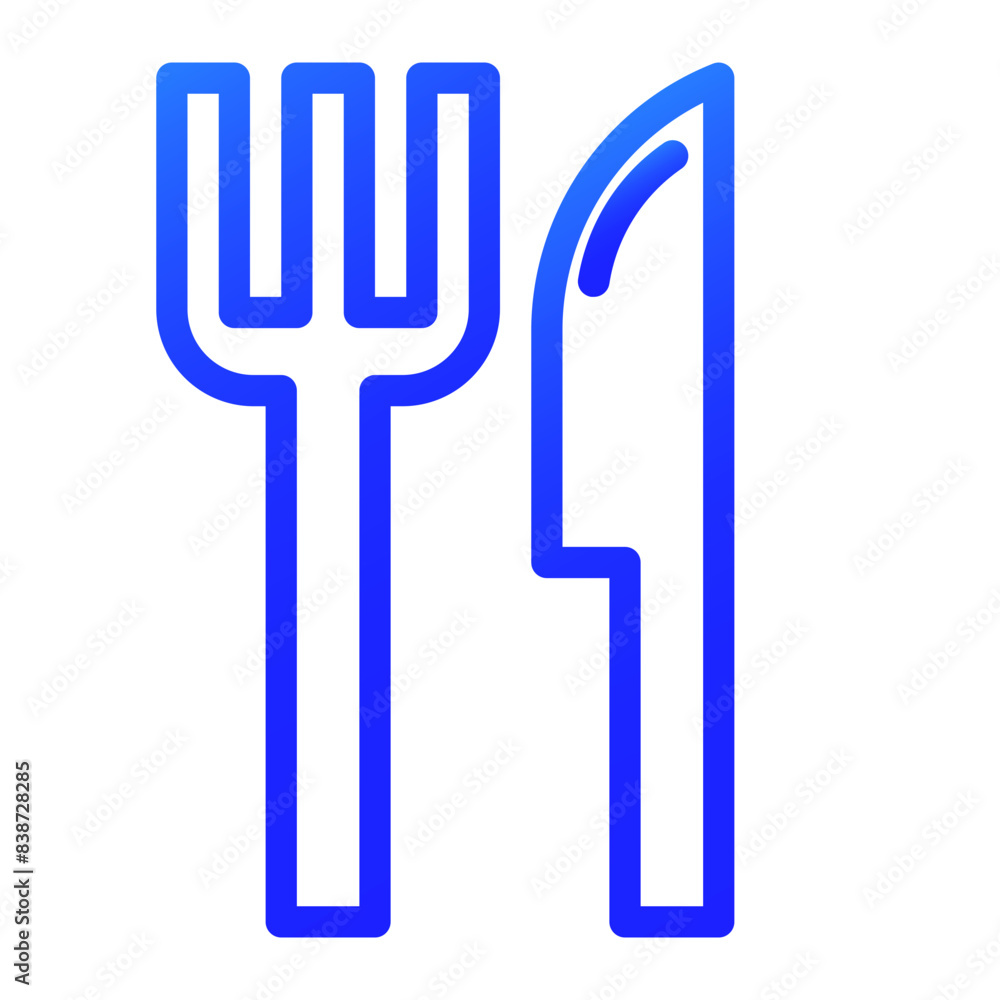 places to eat gradient icon places to eat gradient icon