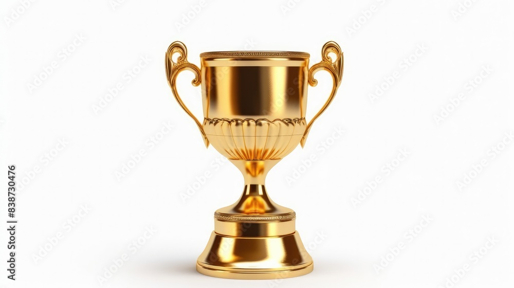 Gold Trophy Isolated on white background Gold Trophy Isolated on white background