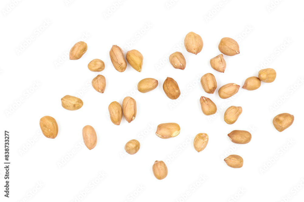 peanuts isolated on white background peanuts isolated on white background