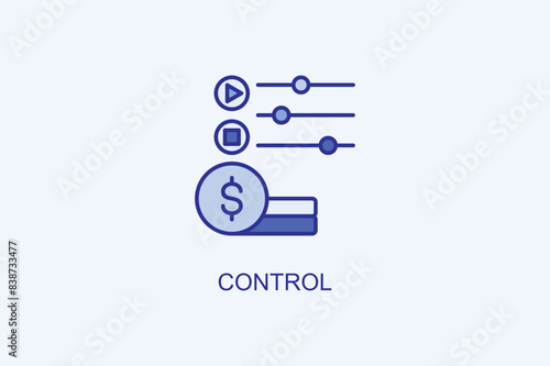 Control Vector Icon Or Logo Illustration
