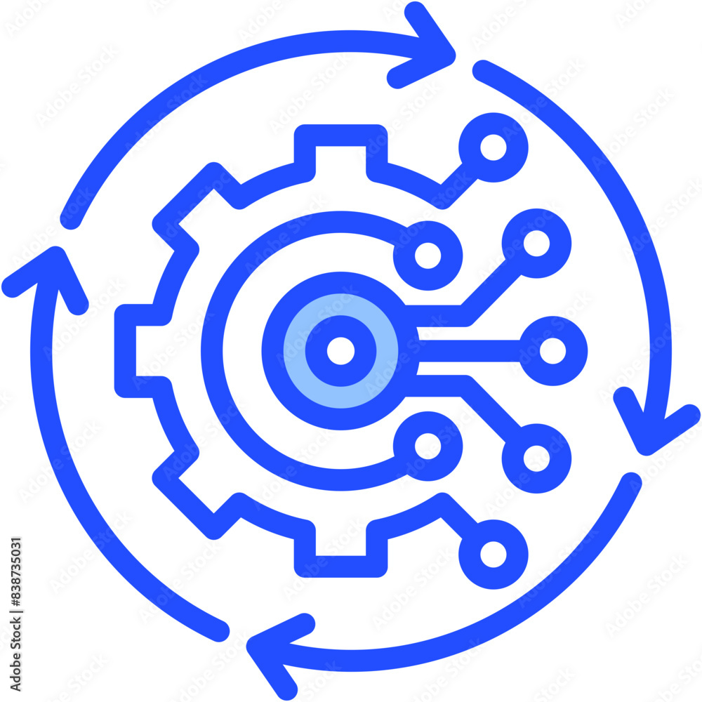Digital Evolution Icon Digital Evolution Icon