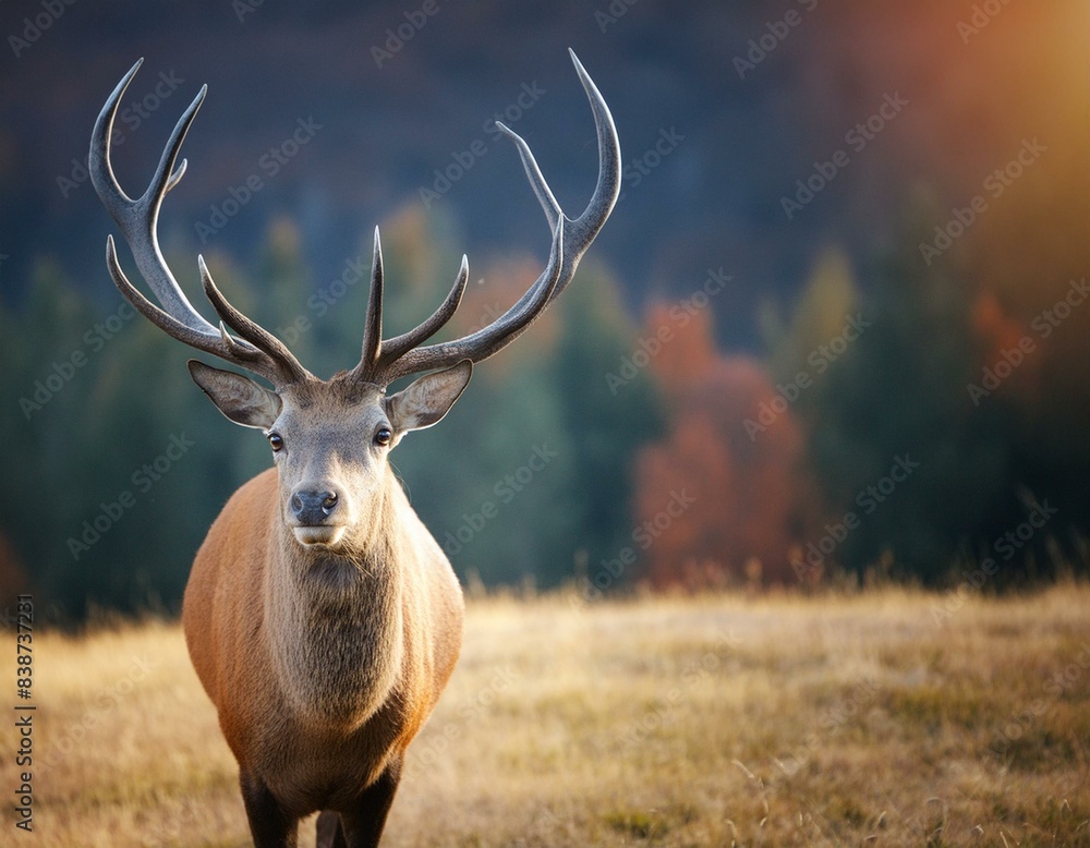 Obraz premium Deer in the mountain