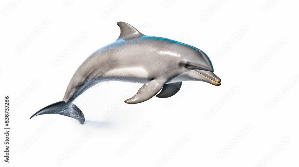 Dolphin Isolated on white background
Dolphin Isolated on white background