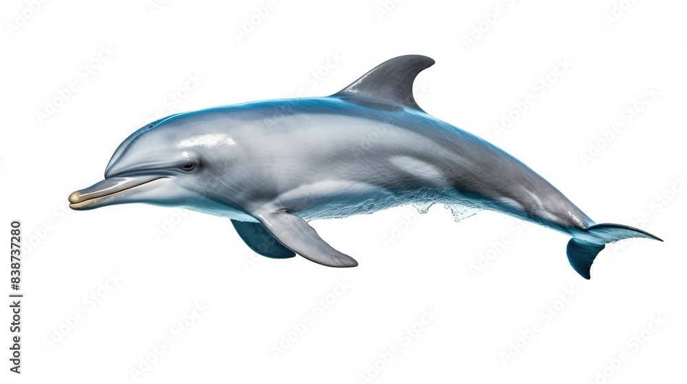 Dolphin Isolated on white background
Dolphin Isolated on white background