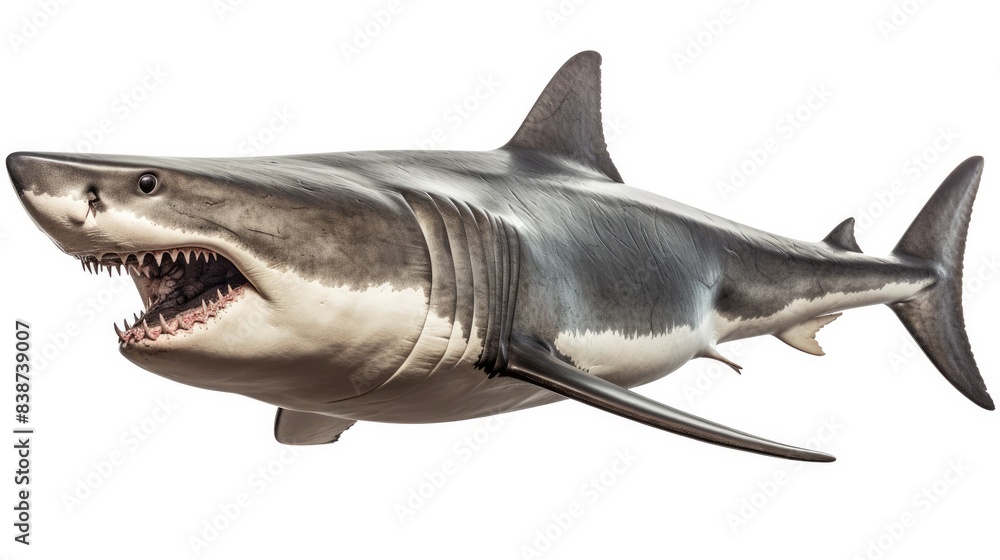 Naklejka premium Shark Isolated on white background