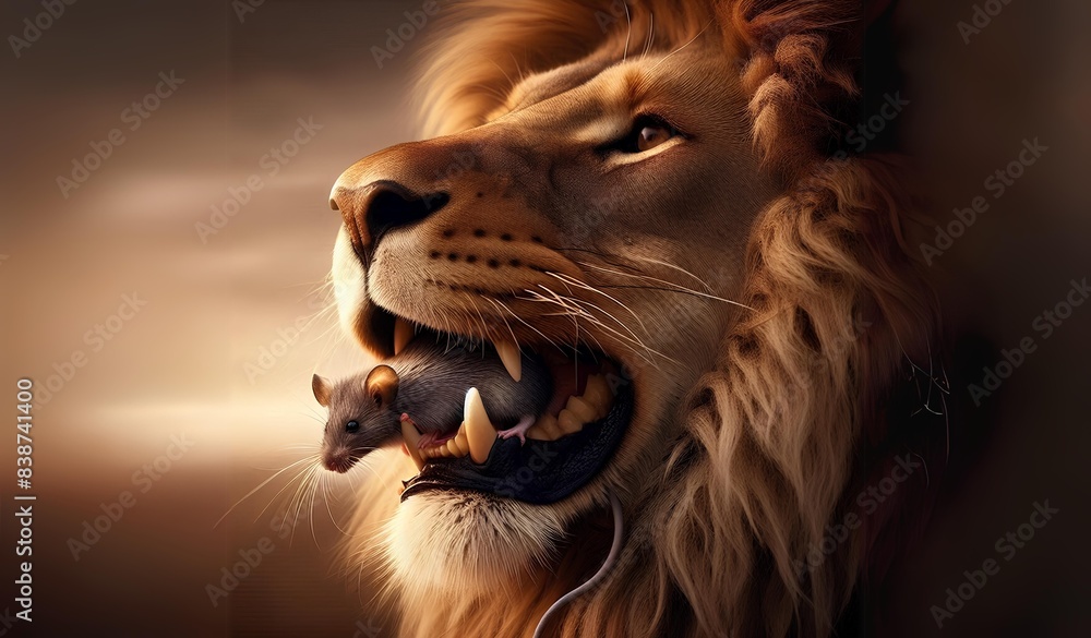 Fototapeta premium The lion king