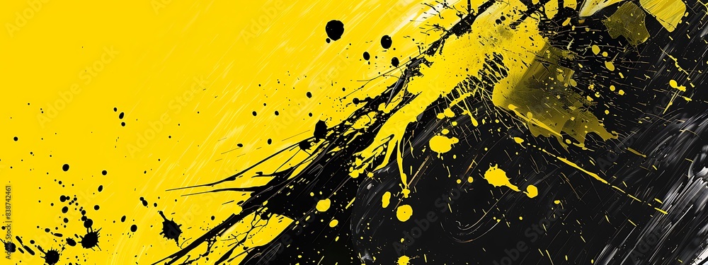 abstract background with black and yellow color abstract background with black and yellow color