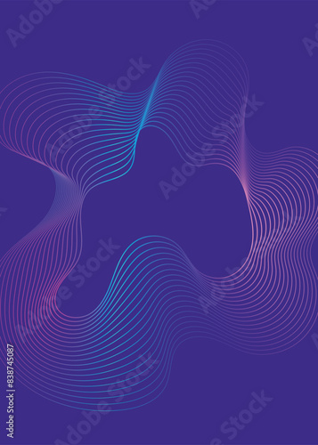 Vertical Vibrant gradient background vector.  Abstract trendy modern design wallpaper for landing page, covers, Brochures, flyers, Presentations,Poster, Banners. Vector illustration. photo