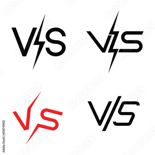 versus competition icon simple