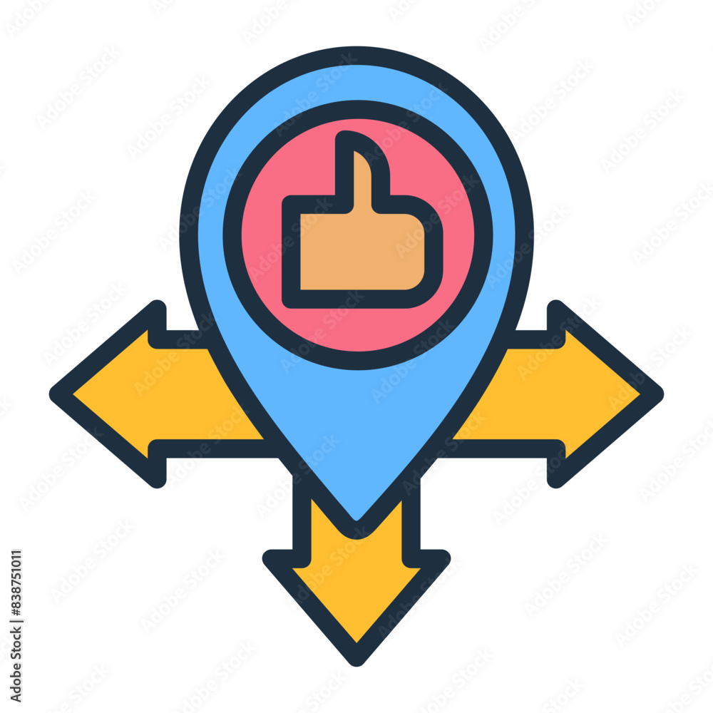 Obraz premium Positioning Icon