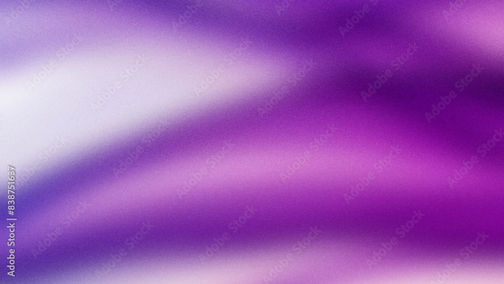 Fototapeta premium Abstract grainy background, pink purple white wave, black backdrop noisy texture minimal banner poster header design