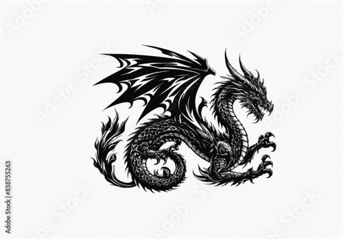 Wallpaper Mural Dragon Vector Transparent and PNG Cutout Clipart for Legendary Designs: Majestic Myth Torontodigital.ca