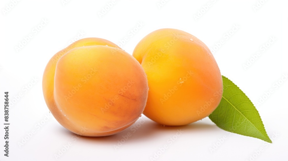 Peach Isolated on white background Peach Isolated on white background