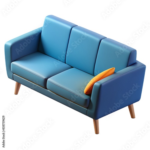 Modern sofa sleek and chic Simple office sofa.  Office sofa stylish and comfy.  Three-seater sofa ergonomic and versatile Simple office sofa.  Upholstered sofa smooth and cushioned.