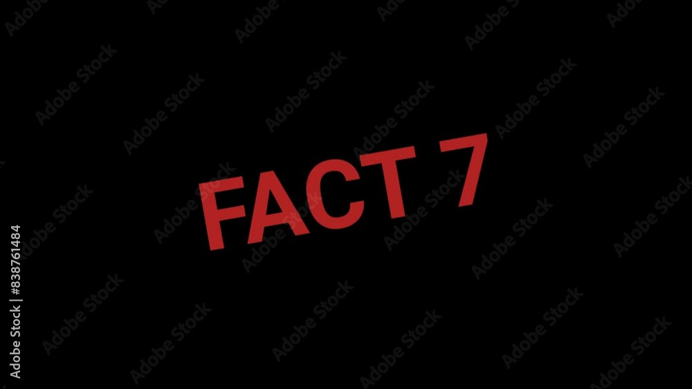 Fact 7 stamp effect animation