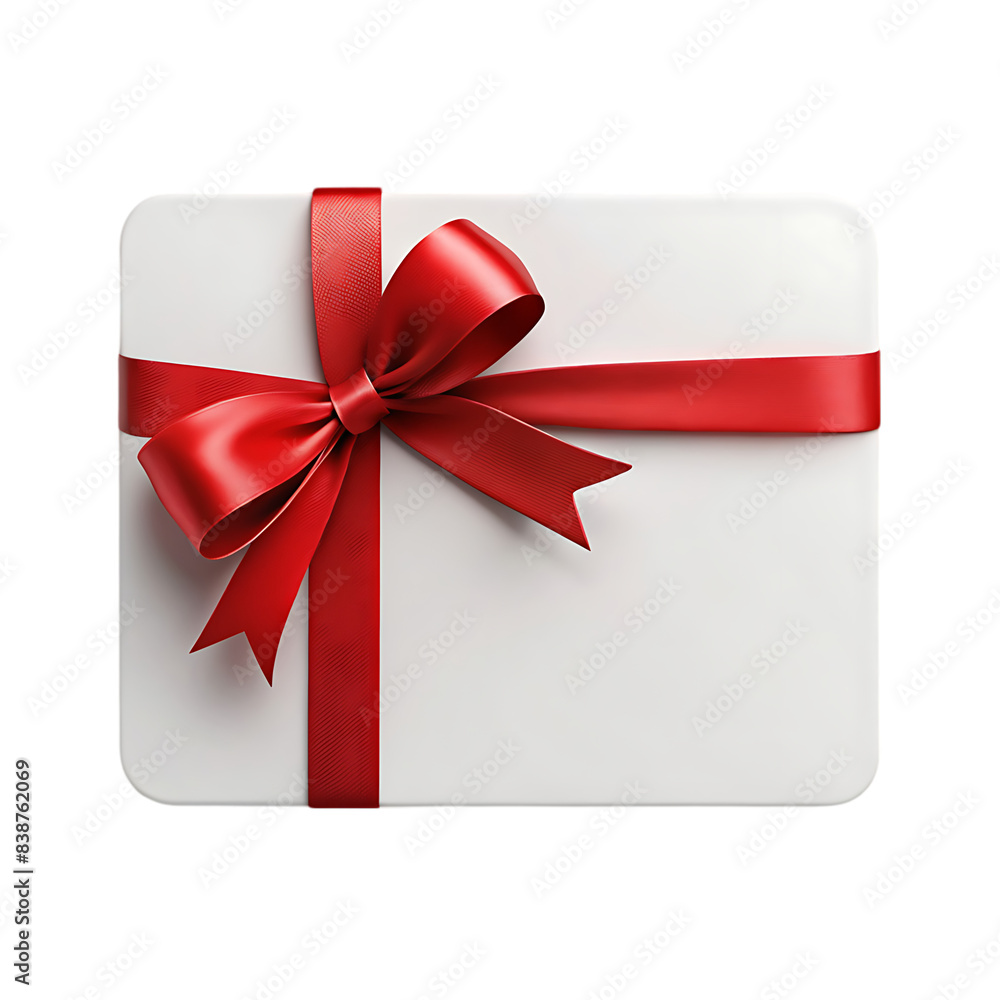 blank white gift card with red ribbon bow png blank white gift card with red ribbon bow png