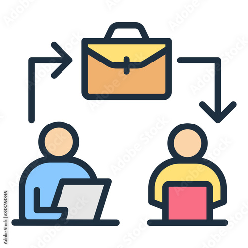 Task Delegation Icon