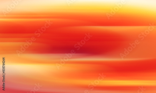 Vivid Abstraction, Yellow and Orange Abstract Creative Poster Illustration