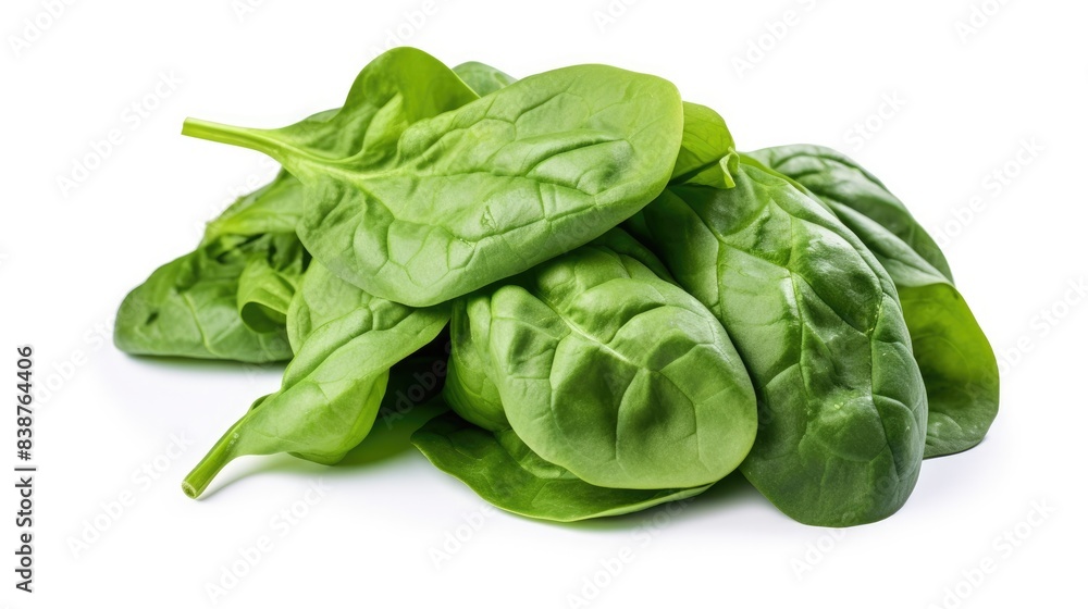 Spinach vegetable Isolated on white background Spinach vegetable Isolated on white background
