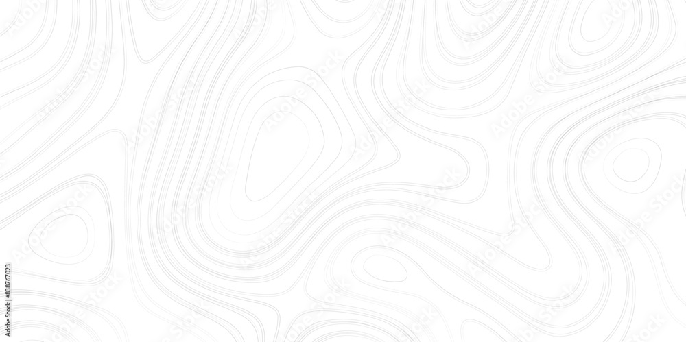 Topographic map lines background. Outline pattern for outdoor concept templates. Abstract vector illustration.