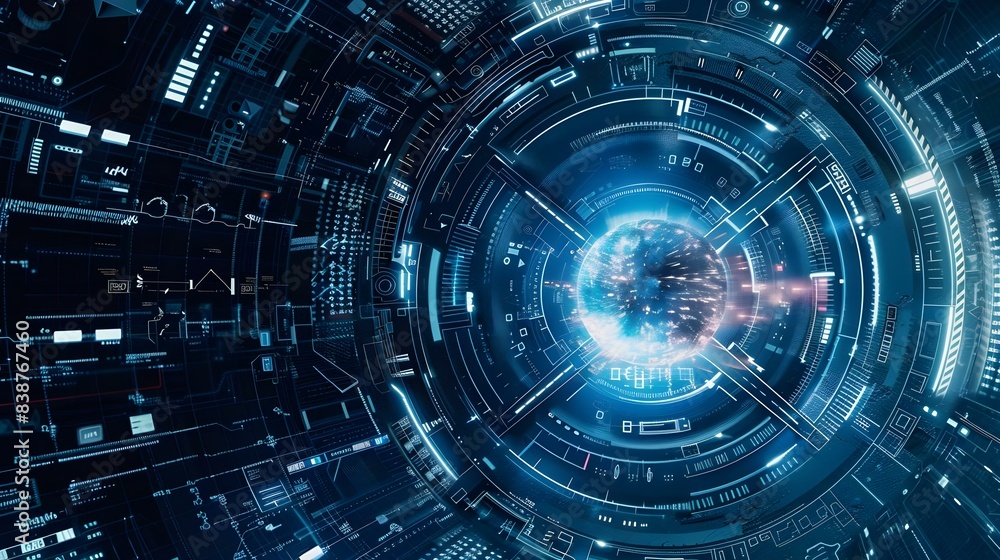 Abstract tech background Abstract tech background