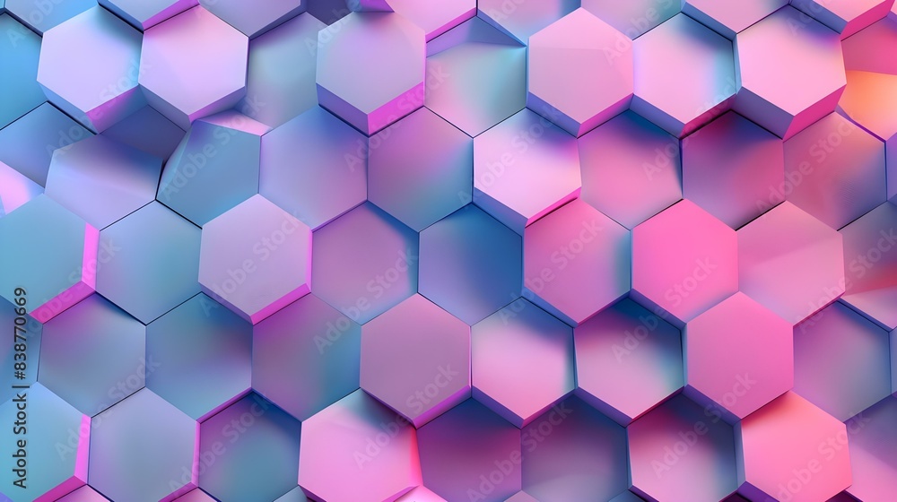 Geometric abstract background with hexagons pattern Geometric abstract background with hexagons pattern