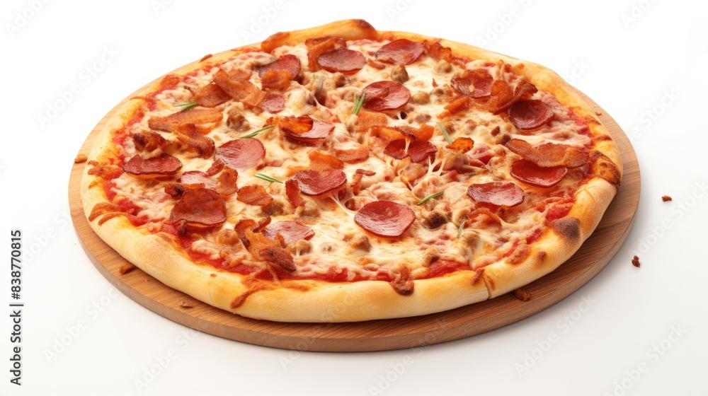 Pizza Isolated on white background Pizza Isolated on white background