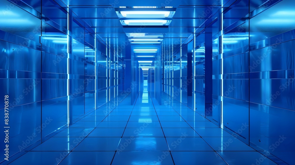 Blue matrix design Blue matrix design