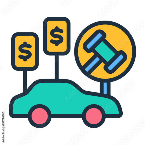 Car Auction Icon