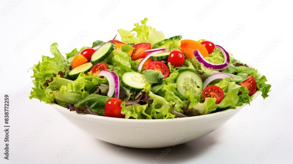 Fresh Salad Isolated on white background Fresh Salad Isolated on white background