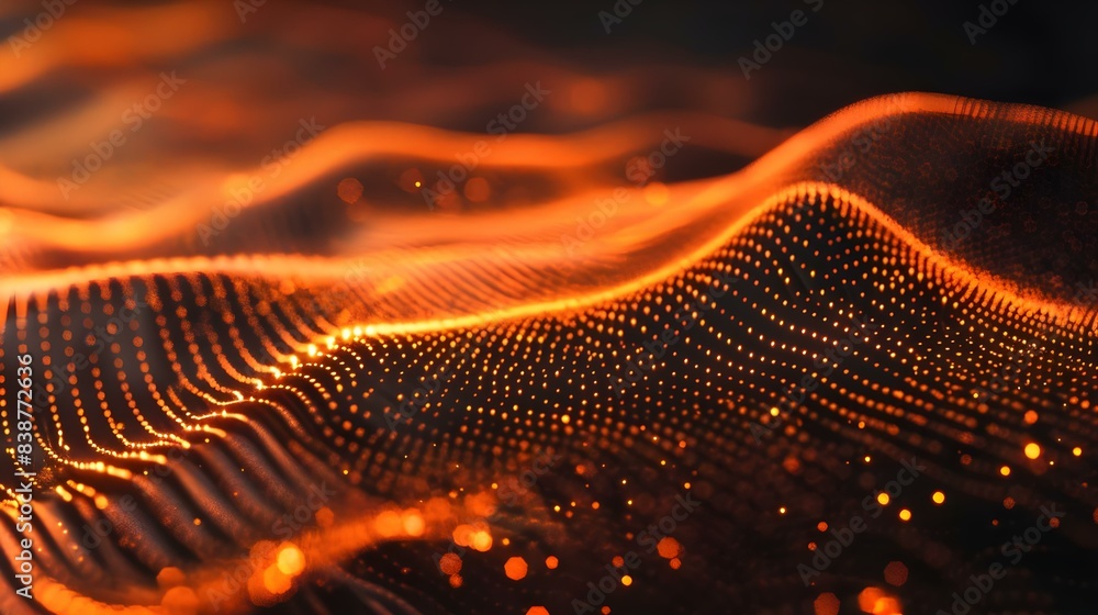 Abstract technology background with particles and lines mesh Abstract technology background with particles and lines mesh