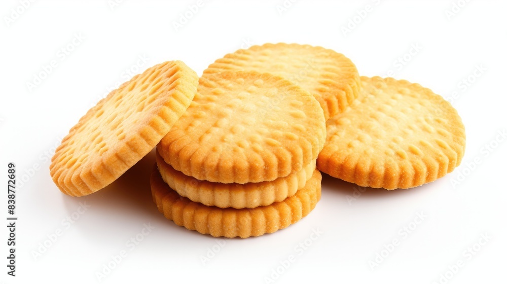 Biscuit Isolated on white background Biscuit Isolated on white background