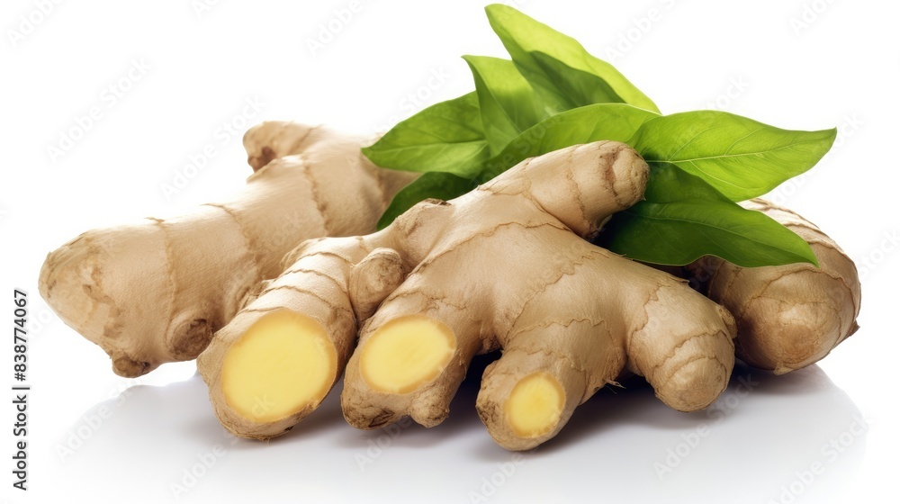 Ginger isolated on white background Ginger isolated on white background
