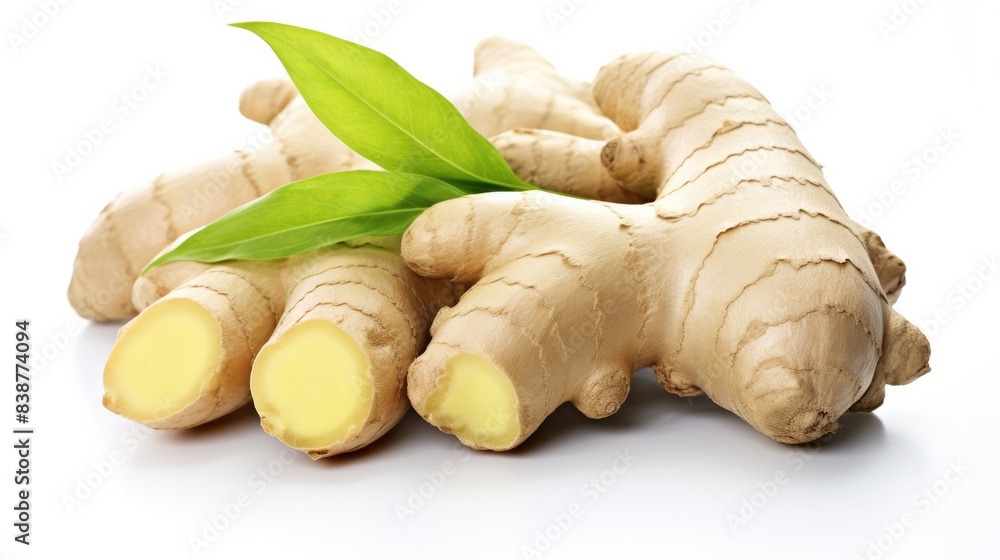 Ginger isolated on white background Ginger isolated on white background