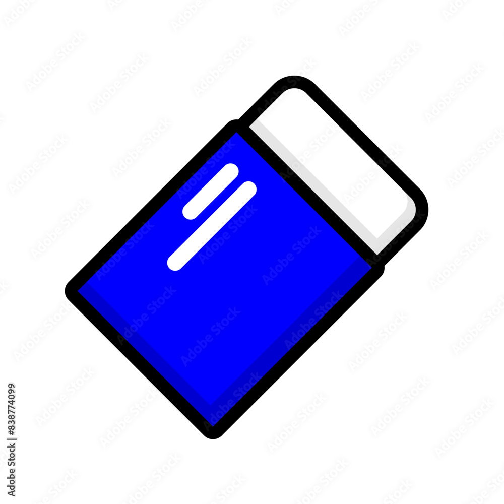 Eraser icon. Art and image illustration. Eraser icon. Art and image illustration.