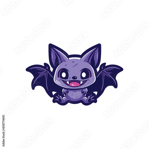 Vector design of a flying bat 