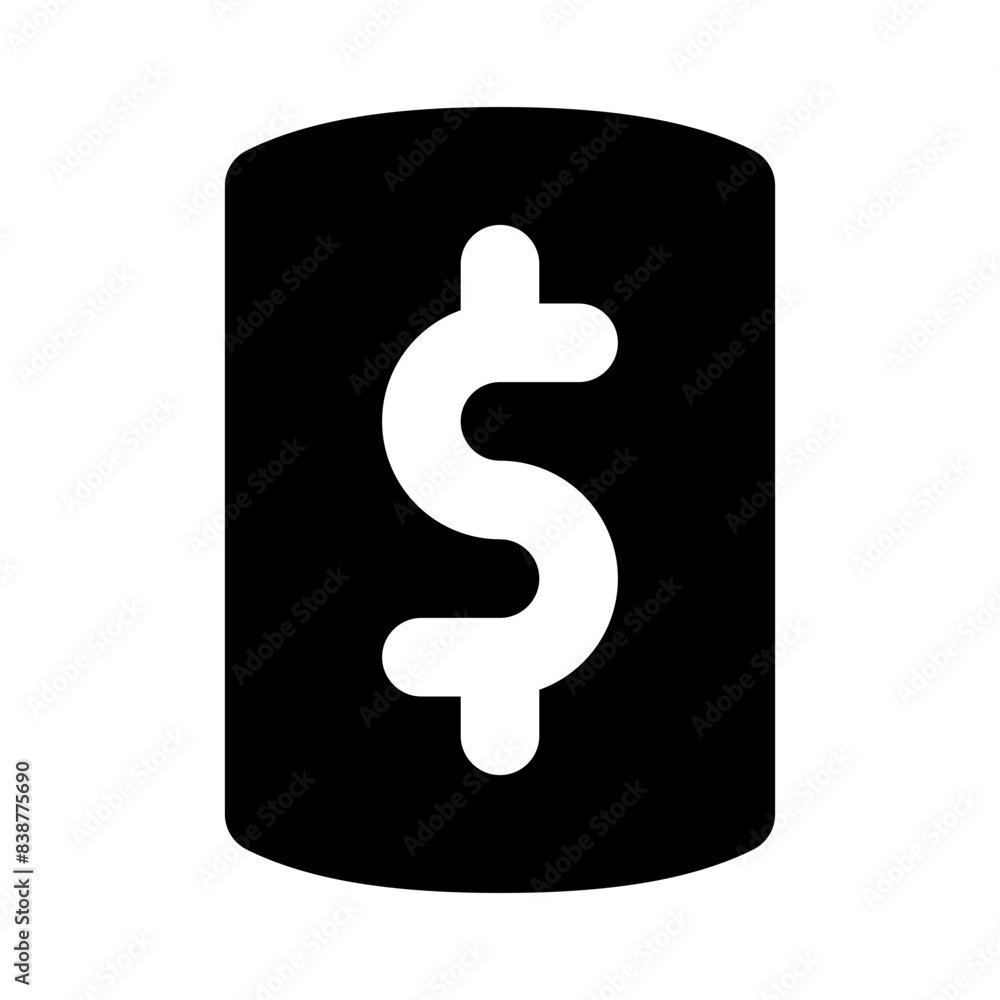 dollar sign mobile solid UI icon dollar sign mobile solid UI icon