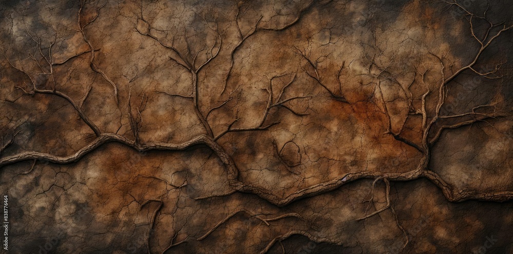 tree texture on a rock wall a brown wall stands in the background tree texture on a rock wall a brown wall stands in the background
